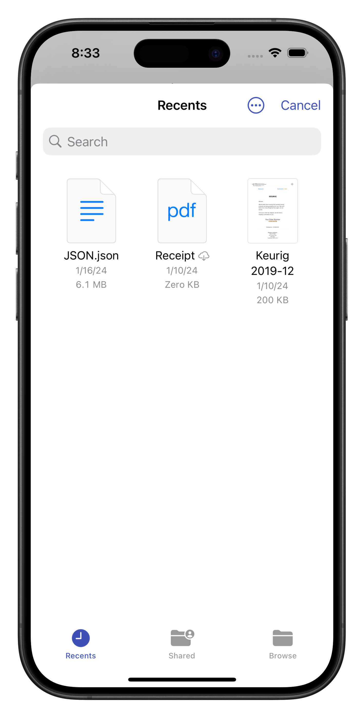 Select Document